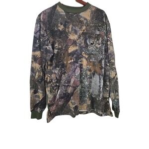 Vintage Hidden Mesa Kings Outdoor World Camo Pocket Shirt Adult Small